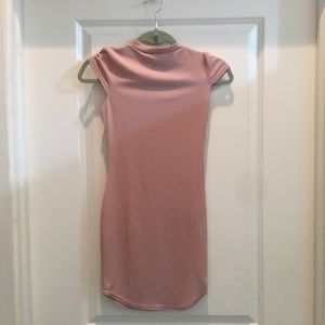 Sexy super short slinky pink dress